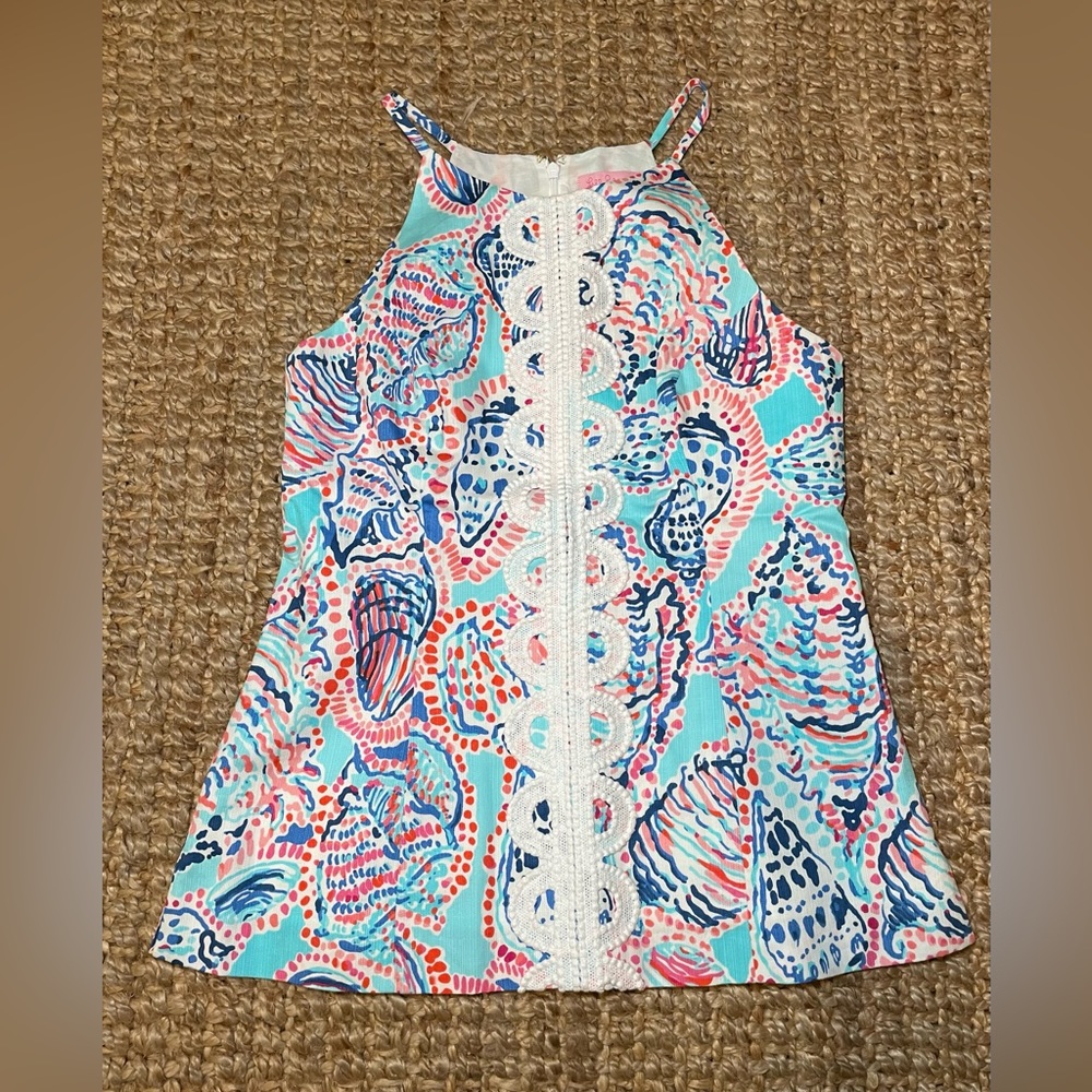 size 10 Lilly Pulitzer shell me about it annabelle tank